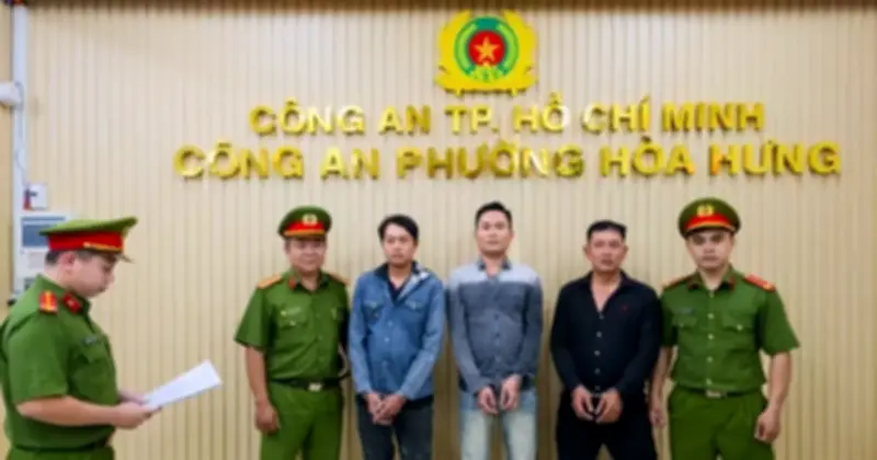 Ba đối tượng bị bắt giữ khẩn cấp vì đập phá quán cơm tại TPHCM