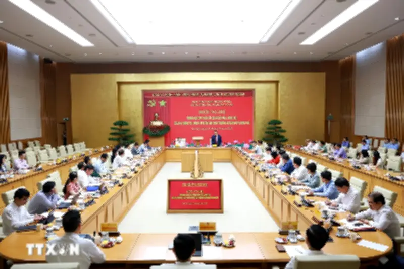 Ban Thường vụ Đảng ủy Chính phủ thông qua dự thảo kết quả kiểm tra, giám sát