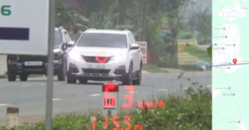 Bắc Ninh: Camera AI phát hiện hàng loạt xe vi phạm tốc độ trong tuần
