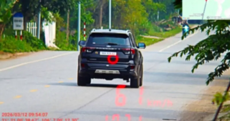 Bắc Ninh: Hơn 800 Phương Tiện Vi Phạm Tốc Độ Trong Tuần Qua Camera Giám Sát