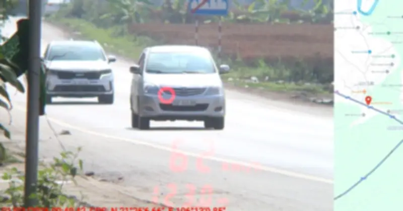 Bắc Ninh: Phát hiện 810 trường hợp vi phạm tốc độ trong tuần qua camera giám sát