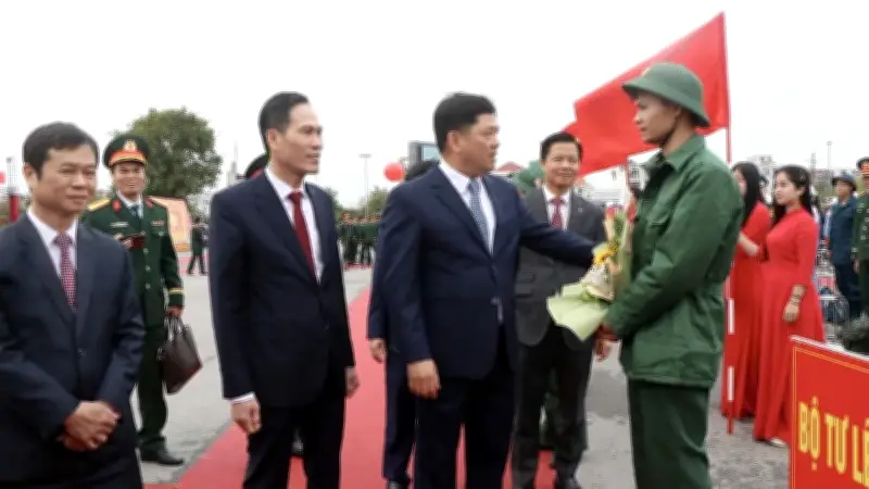 Bắc Ninh tổ chức lễ giao nhận quân năm 2026 với sự tham dự của lãnh đạo cấp cao