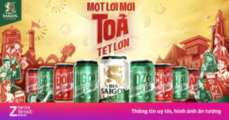 Bia Saigon Tái Định Nghĩa 'Tết Lớn' Qua Lời Mời Nhỏ, Lan Tỏa Niềm Vui Gắn Kết
