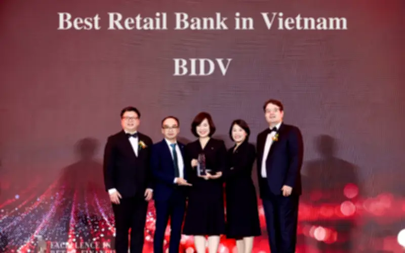 BIDV Lần Thứ 11 Được Vinh Danh Ngân Hàng Bán Lẻ Tốt Nhất Việt Nam