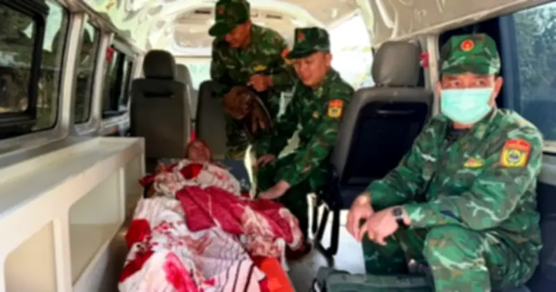 Biên phòng Đà Nẵng hỗ trợ cấp cứu sản phụ Lào sinh khó, đảm bảo an toàn mẹ và con