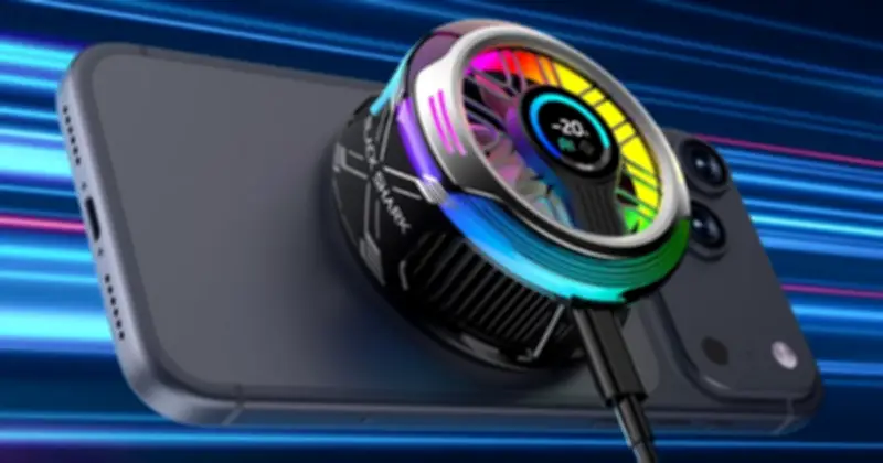 Black Shark 6 Pro Magnetic Edition: Tản nhiệt kẹp lưng hạ nhiệt xuống -25°C, giá 249 tệ