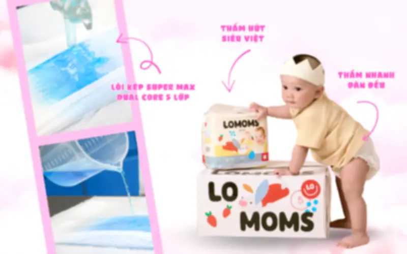 Bỉm Hàn Quốc LOMOMS mở rộng thị phần tại Việt Nam, điểm gì đáng chú ý?