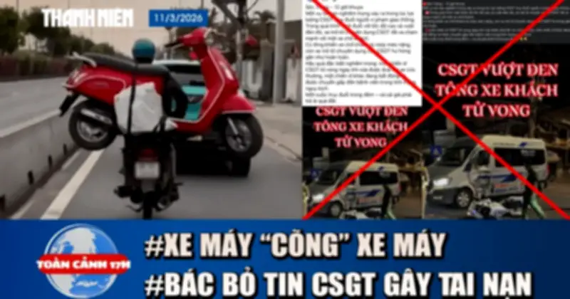 Bản Tin 17h: Xe Chồng Xe Kinh Hoàng, CSGT Cần Thơ Được Minh Oan, Quán Nước Cam Kết Trả Bãi Đỗ