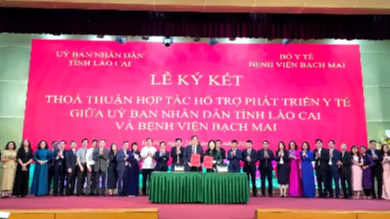 Bệnh viện Bạch Mai và Lào Cai ký kết hợp tác, đẩy mạnh phát triển y tế địa phương