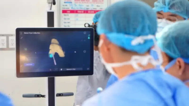 Bệnh viện E ứng dụng robot CORI lần đầu trong phẫu thuật thay khớp gối