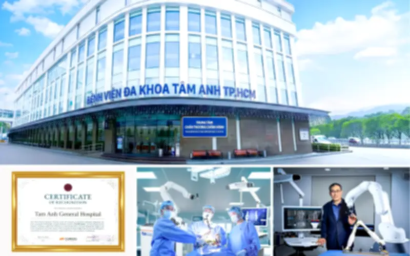 Bệnh viện Tâm Anh dẫn đầu Việt Nam với Robot AI phẫu thuật thay khớp chính xác