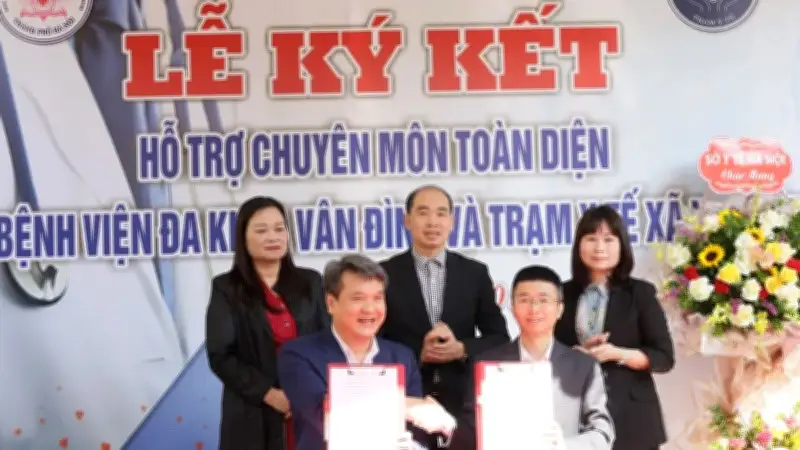 Bệnh viện Vân Đình hỗ trợ chuyên môn toàn diện cho Trạm Y tế xã Vân Đình