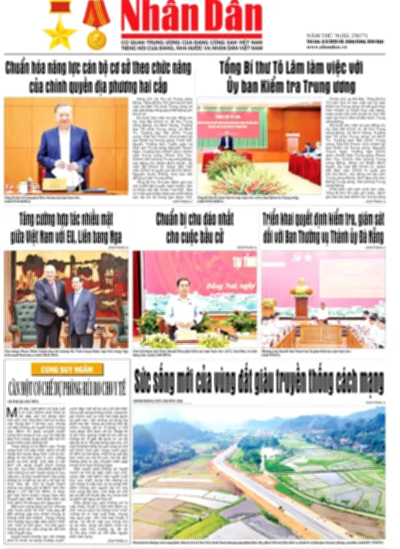 Báo Nhân Dân Số 25677: Tin tức chính trị, kinh tế, xã hội nổi bật ngày 26/12/2024