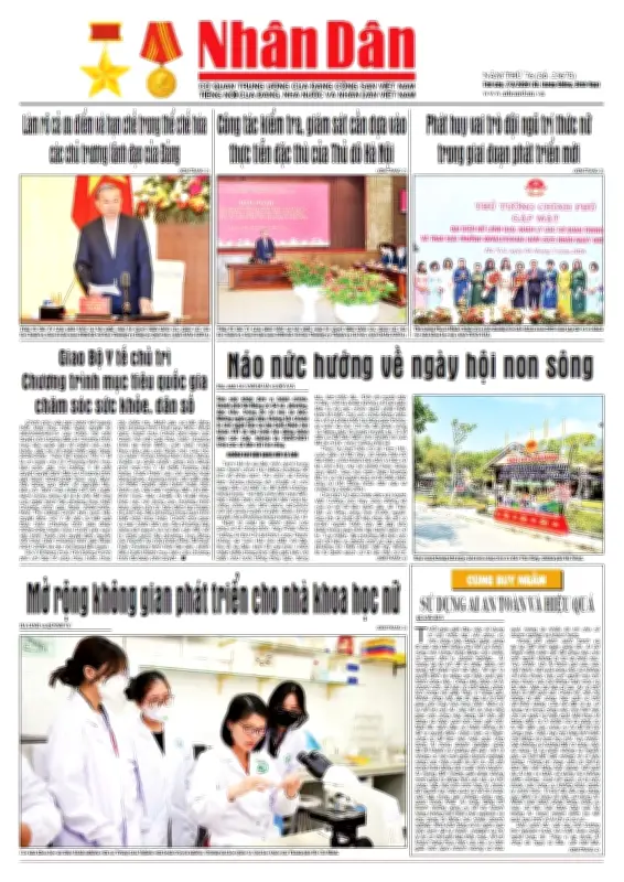 Báo Nhân Dân Số 25678: Định Hướng Phát Triển Đất Nước Trong Thời Kỳ Mới