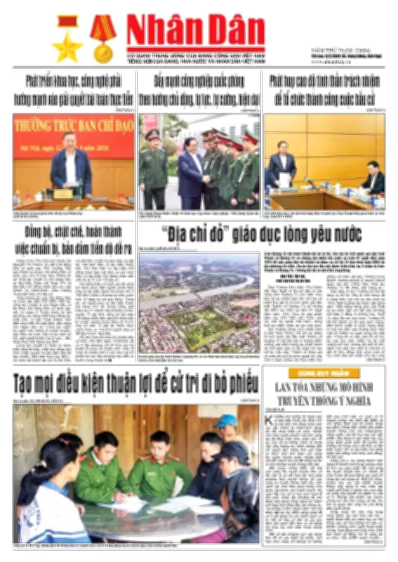 Báo Nhân Dân số 25684: Tin tức chính trị, kinh tế, xã hội nổi bật ngày 26/12/2024