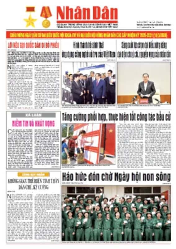 Báo Nhân Dân Số 25685: Tập Trung Vào Các Vấn Đề Chính Trị, Kinh Tế Và Xã Hội Quan Trọng