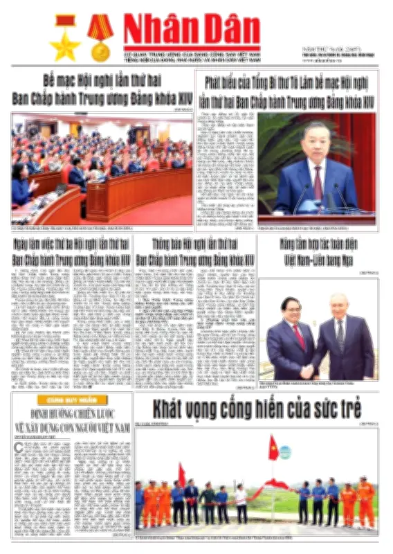 Báo Nhân Dân số 25697: Tin tức nổi bật về chính trị, kinh tế, xã hội Việt Nam