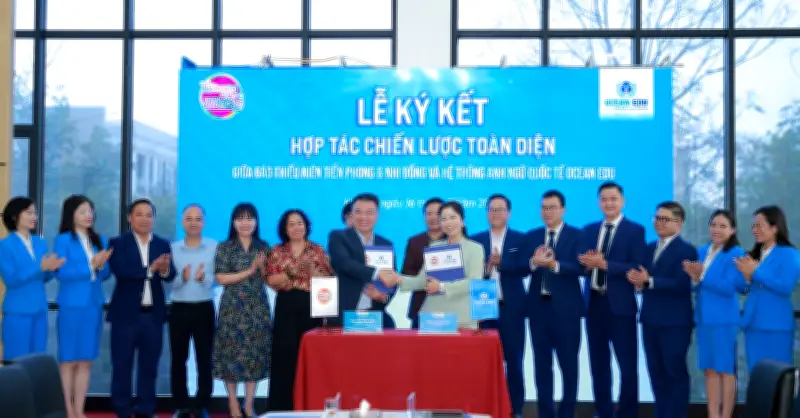 Báo Thiếu Niên Tiền Phong & Ocean Edu Ký Kết Hợp Tác Chiến Lược Giáo Dục Toàn Diện
