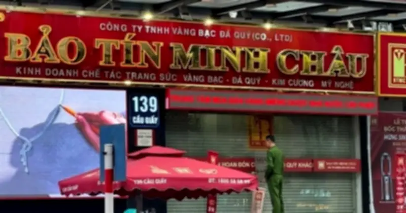 Bảo Tín Minh Châu tạm đóng cửa nhiều cửa hàng tại Hà Nội để phối hợp xác minh