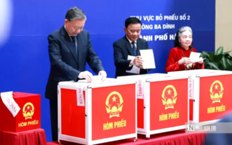 Bầu cử Quốc hội khóa XVI thành công tốt đẹp với tỷ lệ cử tri đi bầu đạt 99,69%