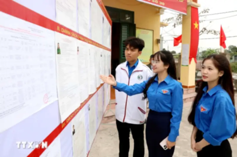 Bầu cử Quốc hội và HĐND: Gửi gắm niềm tin, khát vọng cống hiến của thế hệ trẻ