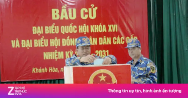 Bầu cử sớm diễn ra tại đặc khu Trường Sa, cử tri nơi tiền tiêu thực hiện quyền công dân