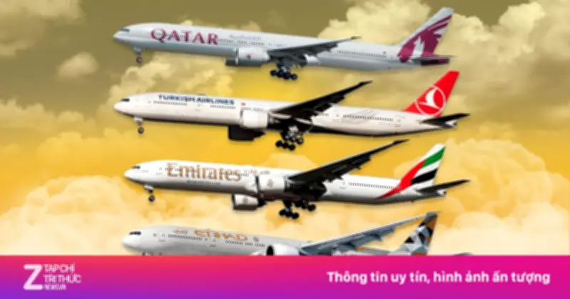 Bầu Trời Trung Đông 'Nín Thở': Hàng Loạt Máy Bay Lượn Vòng Vô Tận Trước Nguy Cơ Tên Lửa