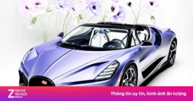 Bugatti W16 Mistral Caroline: Siêu Phẩm Độc Bản Lấy Cảm Hứng Từ Hoa Oải Hương