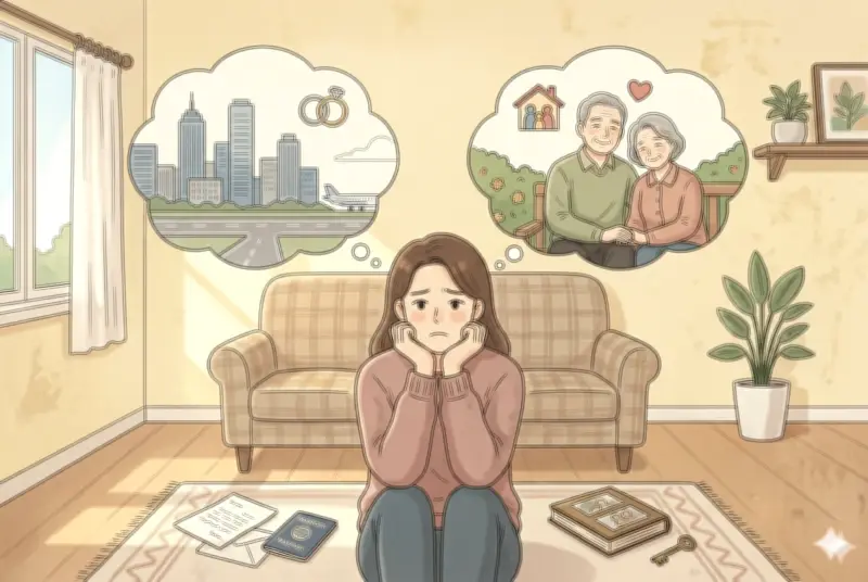 Cô gái 25 tuổi băn khoăn: Cưới người yêu xa, sợ bố mẹ vất vả