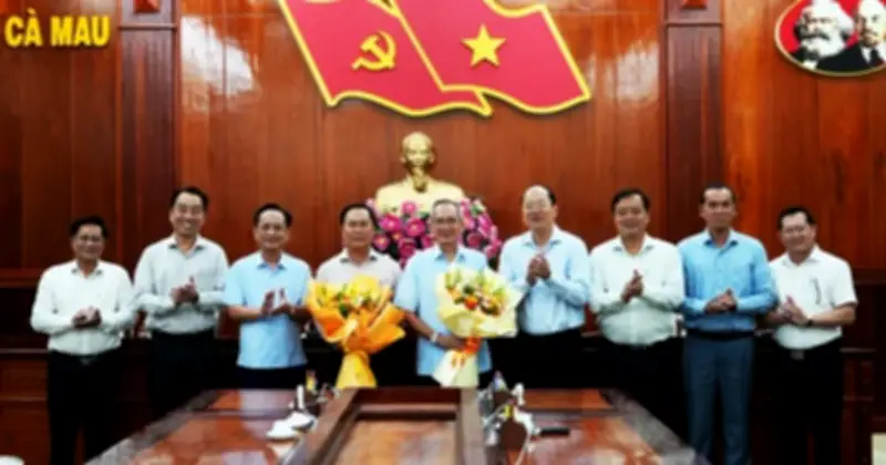 Cà Mau công bố thời điểm nghỉ hưu của hai lãnh đạo Đoàn Đại biểu Quốc hội tỉnh