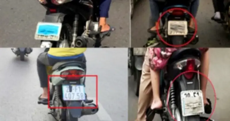 Cà Mau cảnh báo tình trạng che, làm mờ biển số xe để né camera giao thông