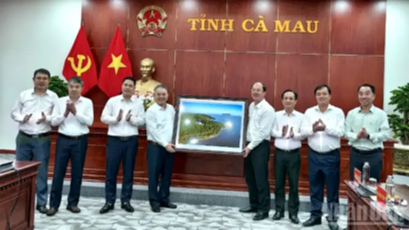 Cà Mau lắng nghe đề xuất đầu tư siêu dự án 260.000 tỷ đồng từ Tập đoàn Xuân Thiện
