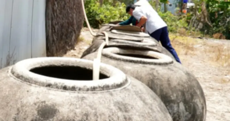 Cà Mau: Đường ống nước sạch đã kéo, người dân Biển Bạch vẫn khát nước mùa khô