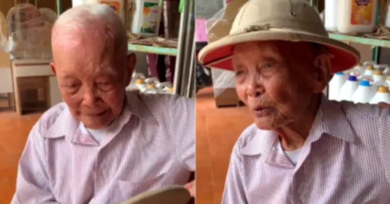 Cụ ông 105 tuổi ở Bắc Ninh đạp xe thể dục mỗi ngày, nhớ hết tên con cháu