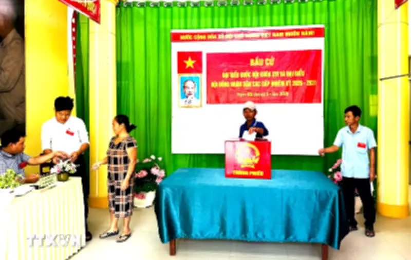 Cử Tri An Giang Đặc Khu Thoại Châu Gửi Trọn Niềm Tin Vào Lá Phiếu Bầu Cử