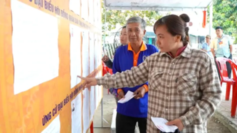 Cử Tri Biên Giới Đồng Tháp Nô Nức Tham Gia Ngày Hội Bầu Cử Quốc Hội