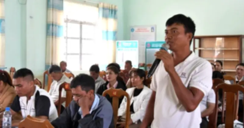 Cử tri Gia Lai kiến nghị đào tạo nghề, hạ tầng tại buổi tiếp xúc ứng cử viên Quốc hội