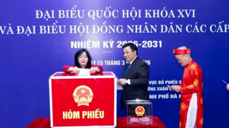 Cử Tri Hà Nội Sôi Nổi Tham Gia Bầu Cử Đại Biểu Quốc Hội Khóa XVI