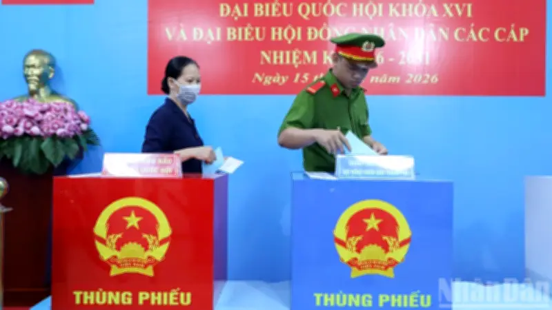 Cử Tri Phường Xuân Hòa Hào Hứng Tham Gia Ngày Hội Bầu Cử Quốc Gia