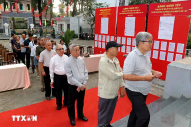 Cử tri TP.HCM đi bỏ phiếu đạt tỷ lệ ấn tượng 96,67%