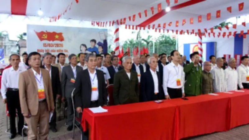 Cử Tri Xã Minh Châu Hào Hứng Thực Hiện Quyền Bầu Cử Trong Không Khí Trang Trọng