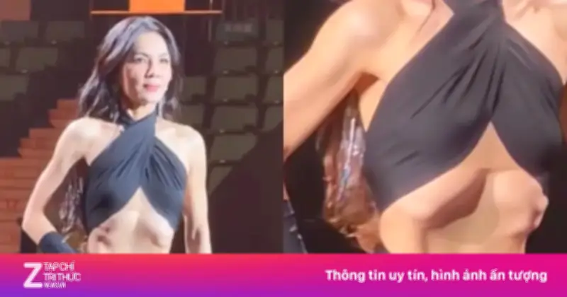 Ca sĩ Đài Loan gây tranh cãi với màn 'hóp bụng chân không' trên sân khấu