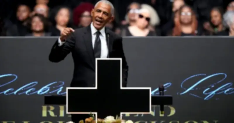 Các cựu Tổng thống Mỹ tụ họp tại lễ tang Jesse Jackson, Obama chỉ trích gián tiếp Trump