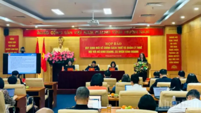 Cục Thuế công bố chính sách thuế mới và hỗ trợ hộ kinh doanh triển khai