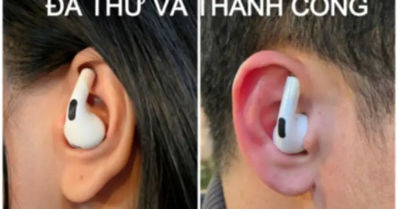 Cách đeo AirPods 'chuẩn' lan truyền trên mạng: AI Grok đồng ý nhưng thực tế lại sai lầm
