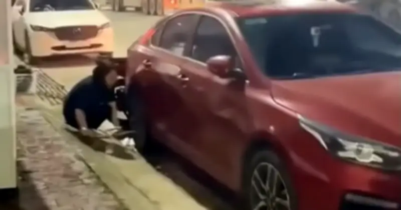 Chủ cửa hàng Hải Phòng khóa bánh xe ô tô người khác gây xôn xao mạng xã hội