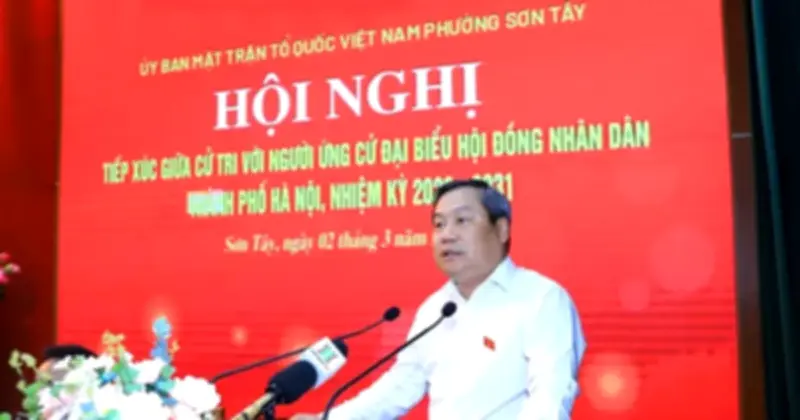 Chủ tịch Hà Nội Vũ Đại Thắng cam kết xử lý dứt điểm 5 điểm nghẽn tại tiếp xúc cử tri