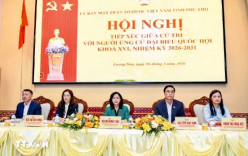 Chủ tịch MTTQ Việt Nam tiếp xúc cử tri tại đơn vị bầu cử số 5, TP.HCM