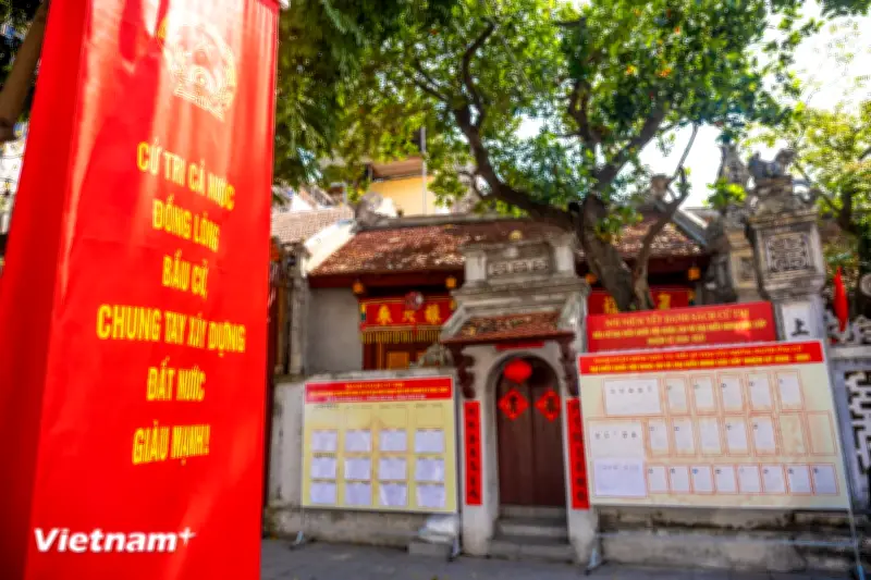 Chủ tịch nước Võ Văn Thưởng thực hiện quyền công dân, bỏ phiếu tại Hà Nội