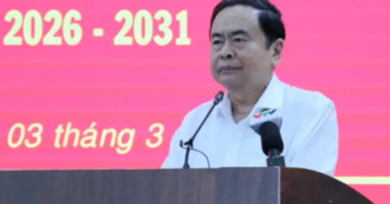 Chủ tịch Quốc hội Trần Thanh Mẫn tiếp xúc cử tri tại Củ Chi: Đề cao tinh thần 'tấc đất tấc vàng'